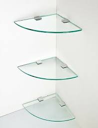 Bathroom Glass Corner Shelf