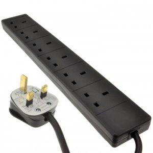 Extension 6 way Black