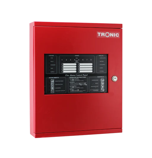 Fire Panel 2 Zone Metal Non Addressable