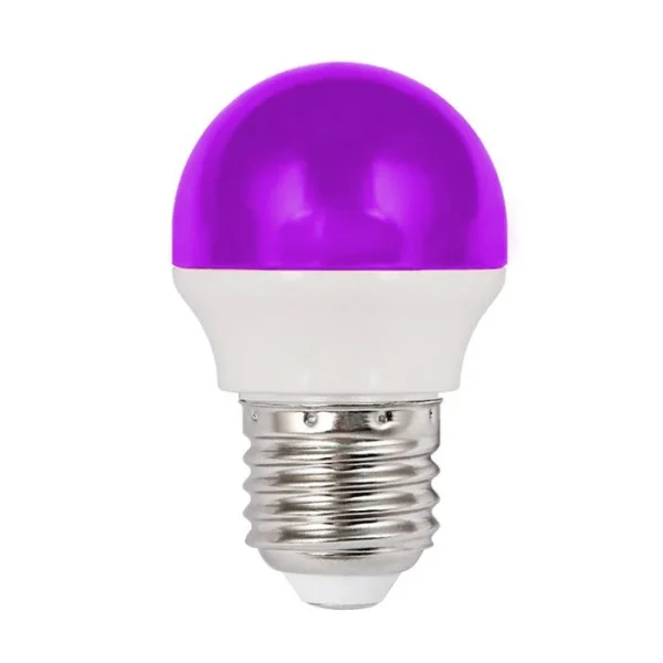 LE-0227-PU Purple LED 2 Watts E27(Screw) Bulb
