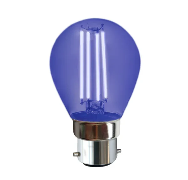 LE-0422-FI-BL LED Filament G45 Bulb B22 Blue