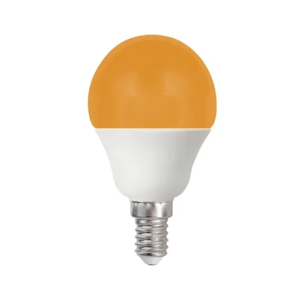 LE0214-OR Bulb LED 2W Orange E14(Small Screw)