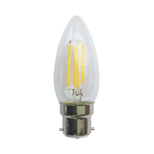 Candle Filament LED 4 Watts B22 (Pin) Bulb