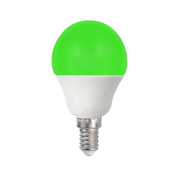 Bulb LED 2W Green E14(Small Screw)