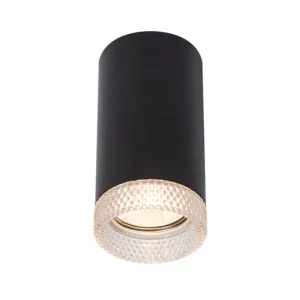 Crystal Composite Black LED Fitting Ceiling Spot Lamp