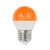 Orange LED 2W E27 (Screw) Bulb