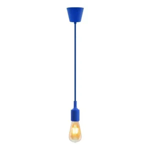 Hanging E27(Screw) Pendant Holder - Blue