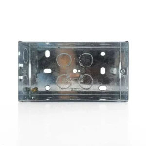 Twin Deep Galvanised Iron Switch Box