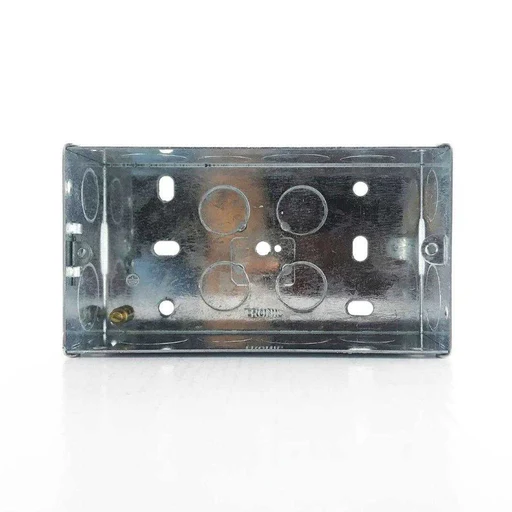Twin Deep Galvanised Iron Switch Box