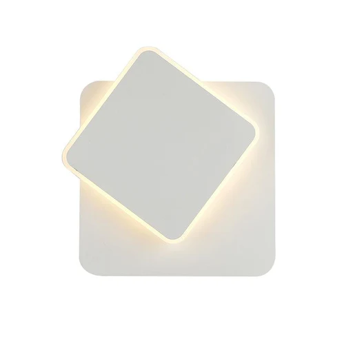 Tilted Adjustable Square Tri Colour LED Wall Light