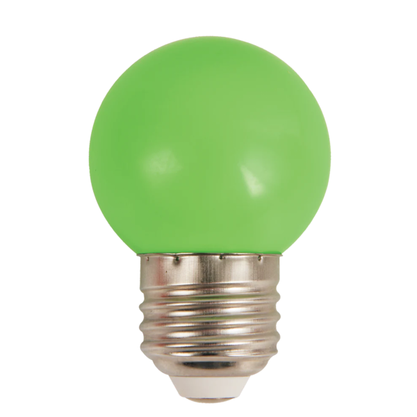 bulb edit-Recovered LED Bulb G45 1.5W Green E27