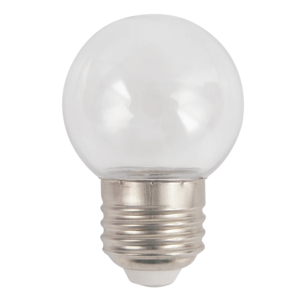 clear warm white LED Bulb G45 1.5W Clear Warmwhite E27