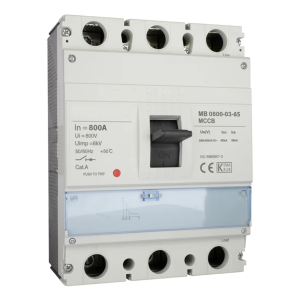 MCCB Breaker SGM6 800A 3P 65KA 800M