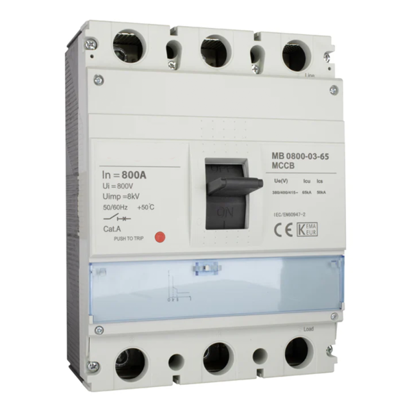 MCCB Breaker SGM6 800A 3P 65KA 800M