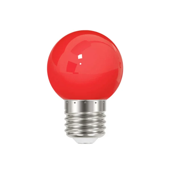 LED Bulb G45 2W Red E27