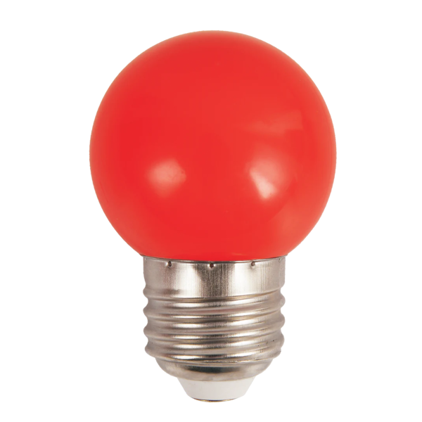 LED Bulb G45 1.5W Red E27